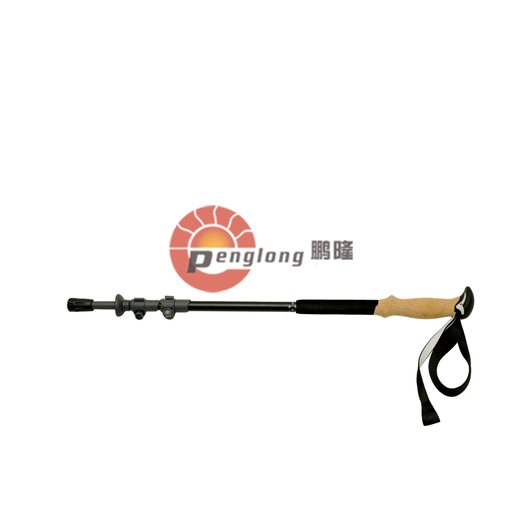 PL-HP-01 Aluminum Alloy Three-section Extendable Hiking Stick