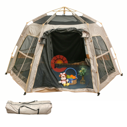 PL-CT-02 Folding Hexagon Camping Tent