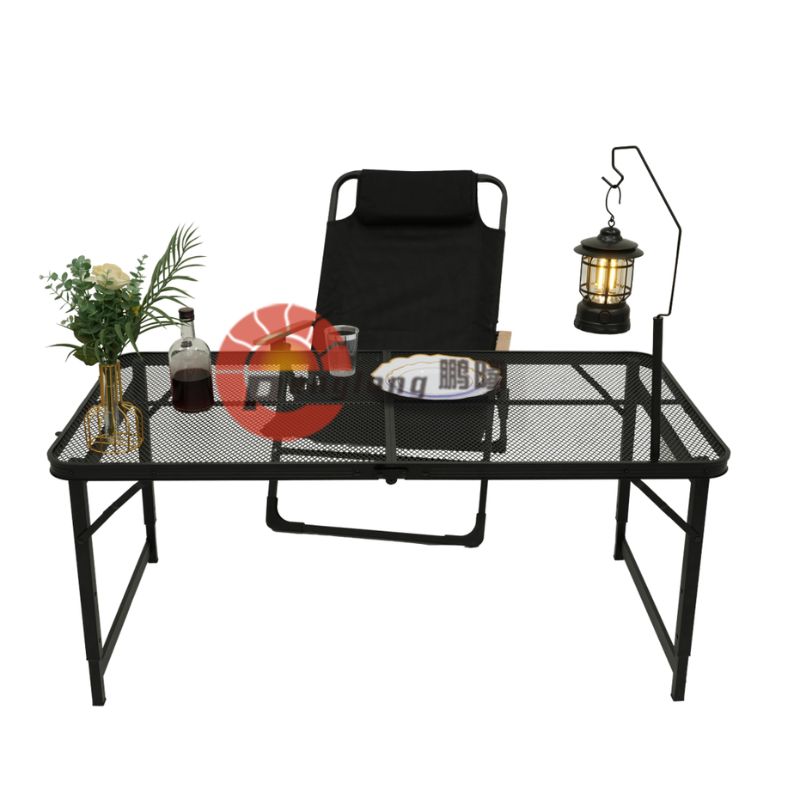 PL-FT-08 Aluminum Alloy Mesh Outdoor Folding Table